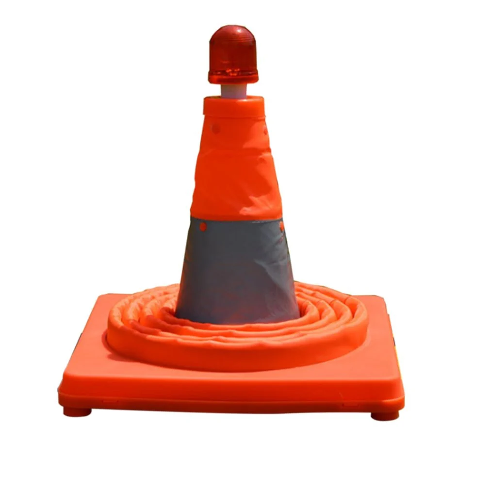 Foldable Reflective Traffic Cone Warning Light - Image 8