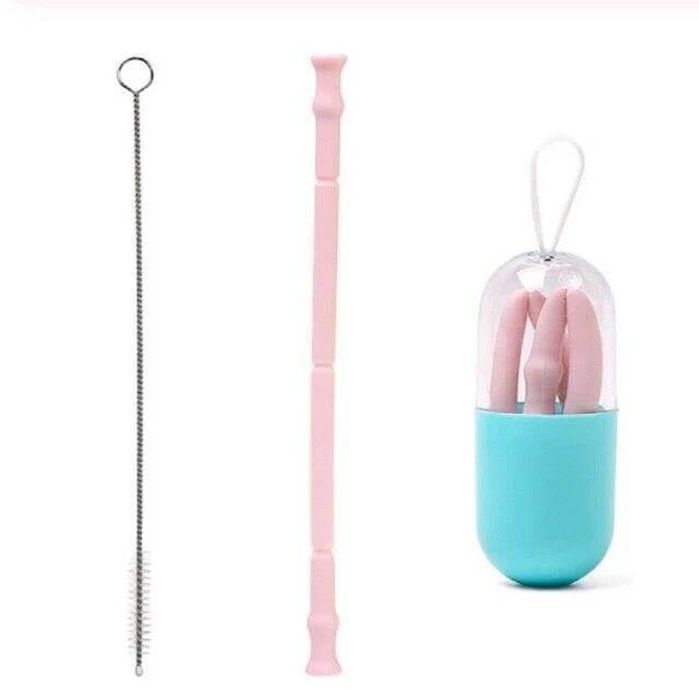Foldable Reusable Silicone Straw - Image 13