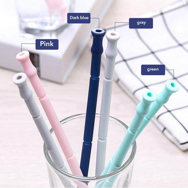 Foldable Reusable Silicone Straw - Image 4