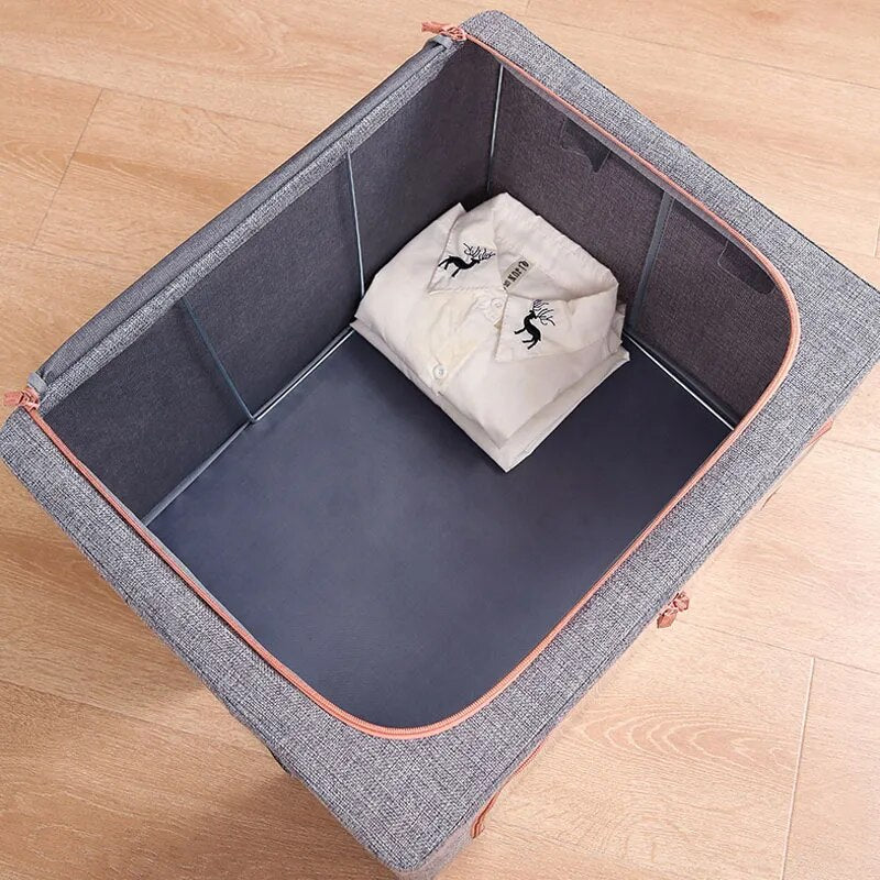 Foldable Storage Space-Saving Large Organizer Box - Image 4