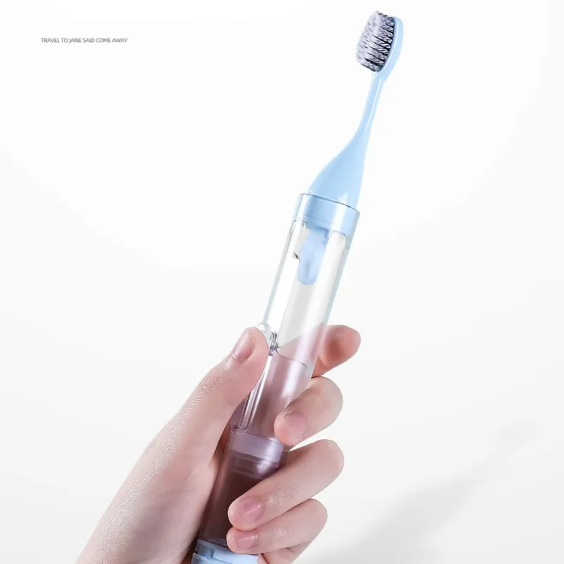 Foldable Travel Brush Toothpaste Holder Set - Image 9