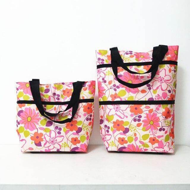 Folding Shopping Bag On Wheels - Image 10