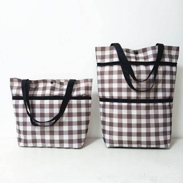 Folding Shopping Bag On Wheels - Image 17