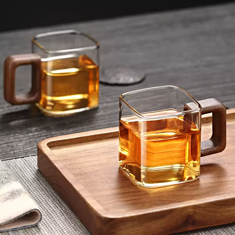 Fresh Brew Minimalist Glass Mug - Image 2