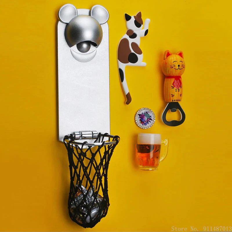 Fridge Magnetic Basketball Bottle Opener - Image 3
