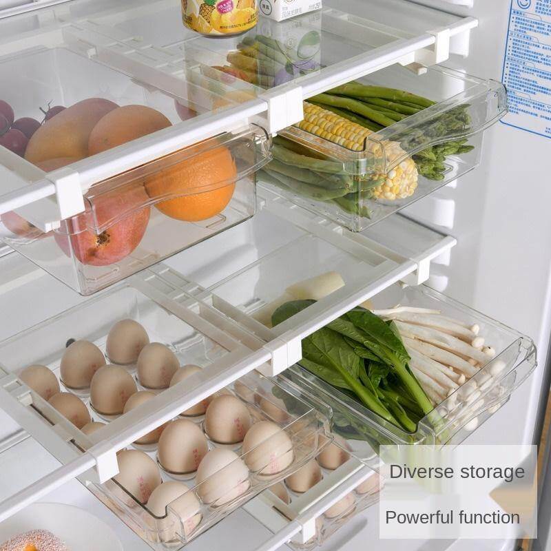 Fridge Organizer Under Shelf Drawer Box - Image 4