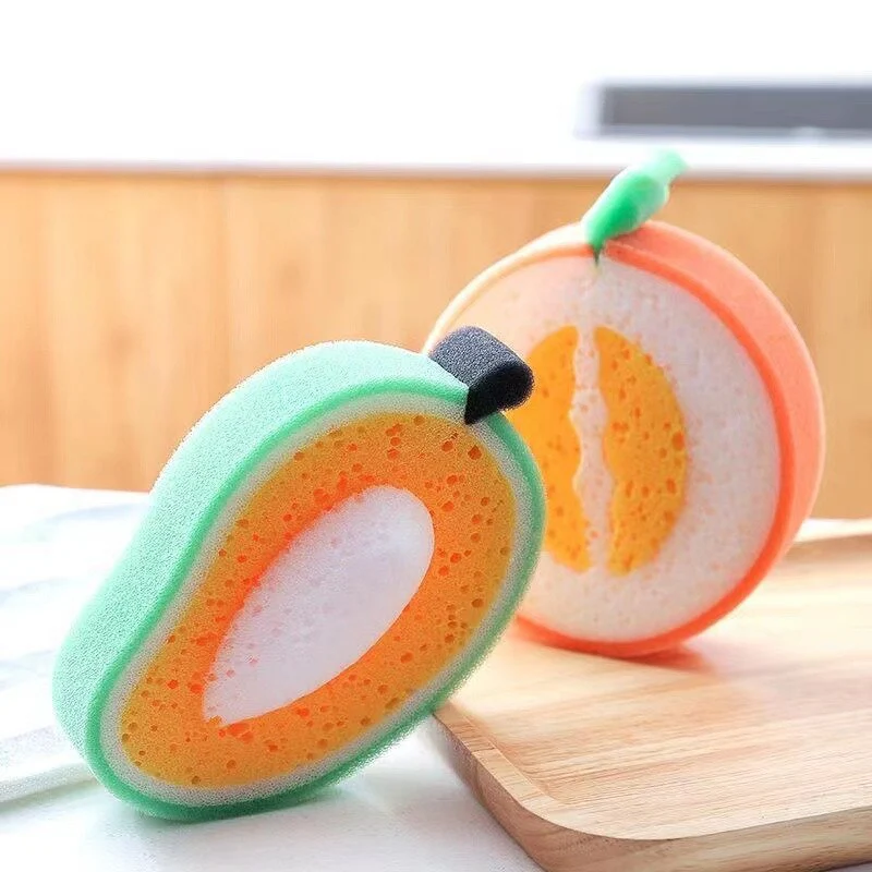 Fruit Shaped Kitchen Dish Cleaning Sponge - Image 2