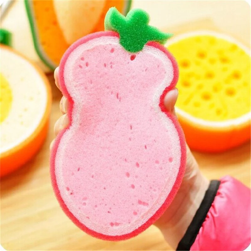 Fruit Shaped Kitchen Dish Cleaning Sponge - Image 4