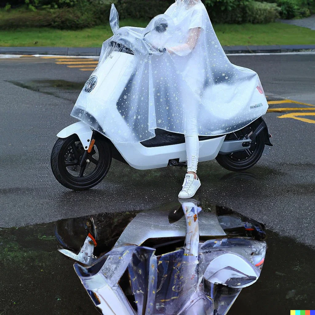Full Body Thick Motorcycle Rainproof Coat - Image 7