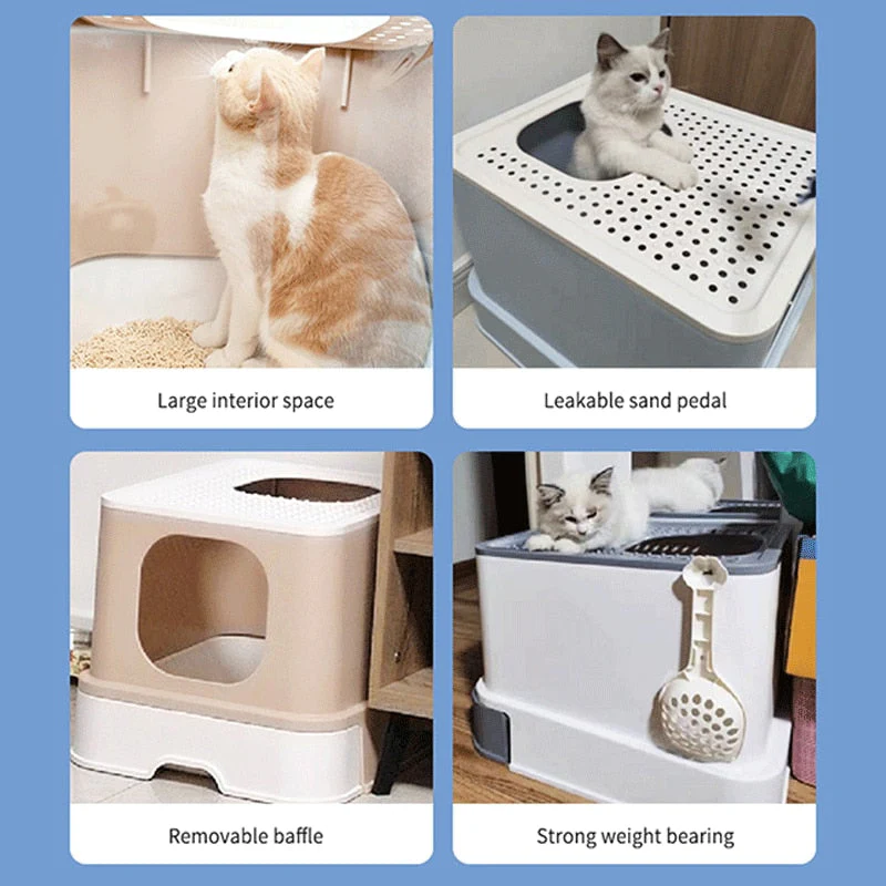 Fully Closed Anti Splash Cat Litter Box - Image 4