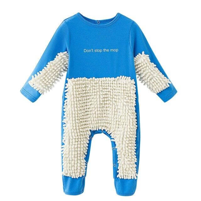 Funny Baby Mop Onesie - Image 12
