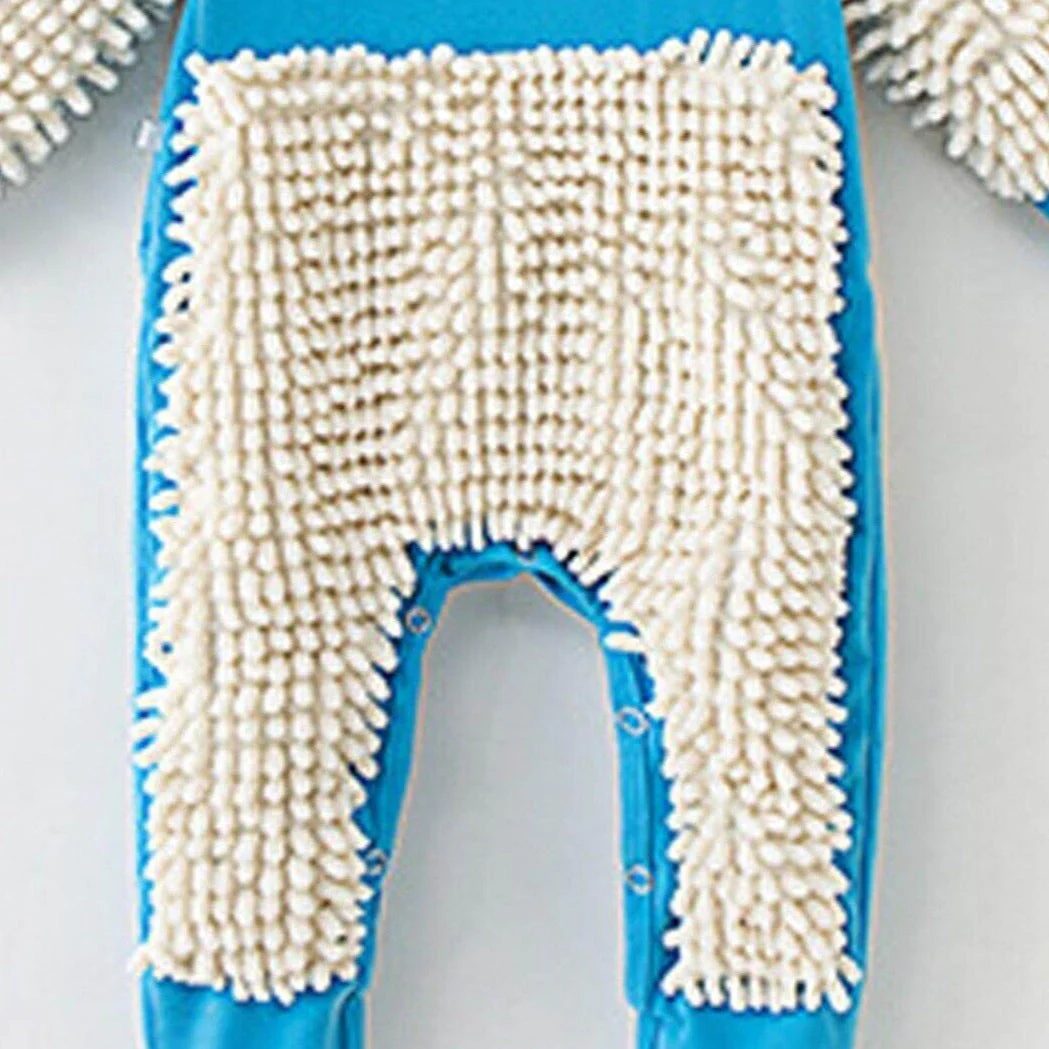 Funny Baby Mop Onesie - Image 7