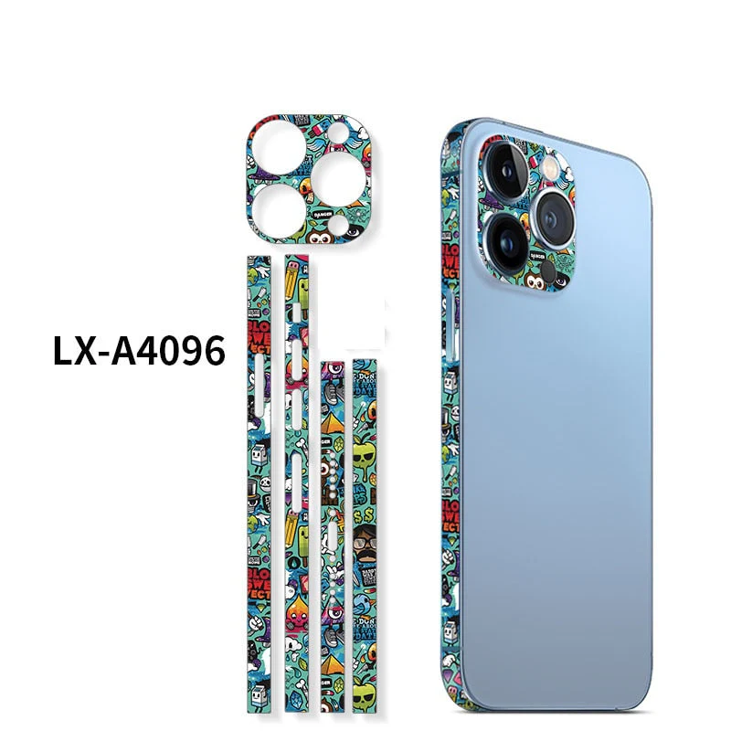Funny Emojis iPhone Side Sticker - Image 5