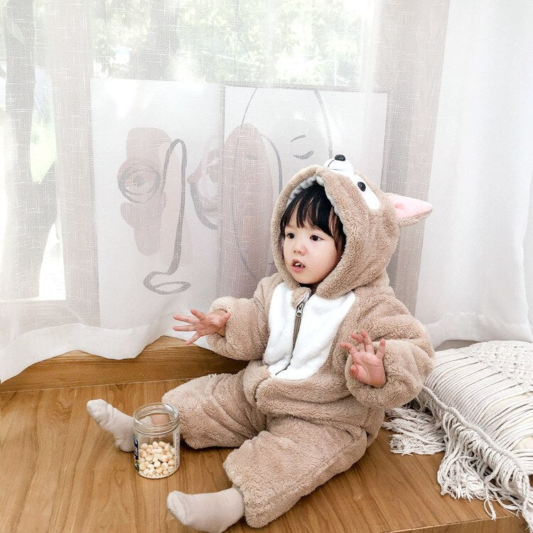 Furry Baby Cute Animal Costume Full Body Onesie - Image 2