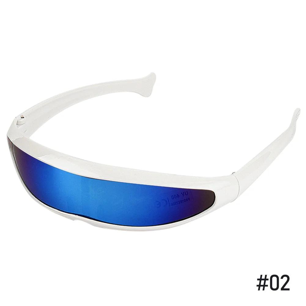 Futuristic Cyborg Cosplay Sunglasses - Image 9