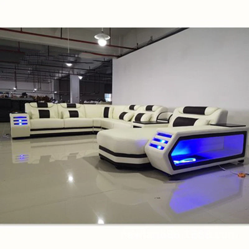 Futuristic Hyper-Lounge Grand Living Sofa Set - Image 8