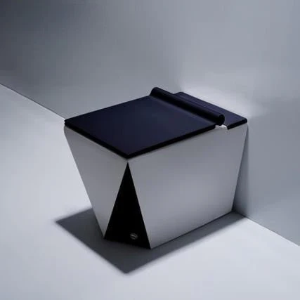 Geometric Edge Minimalist Intelligent Modern Toilet - Image 4