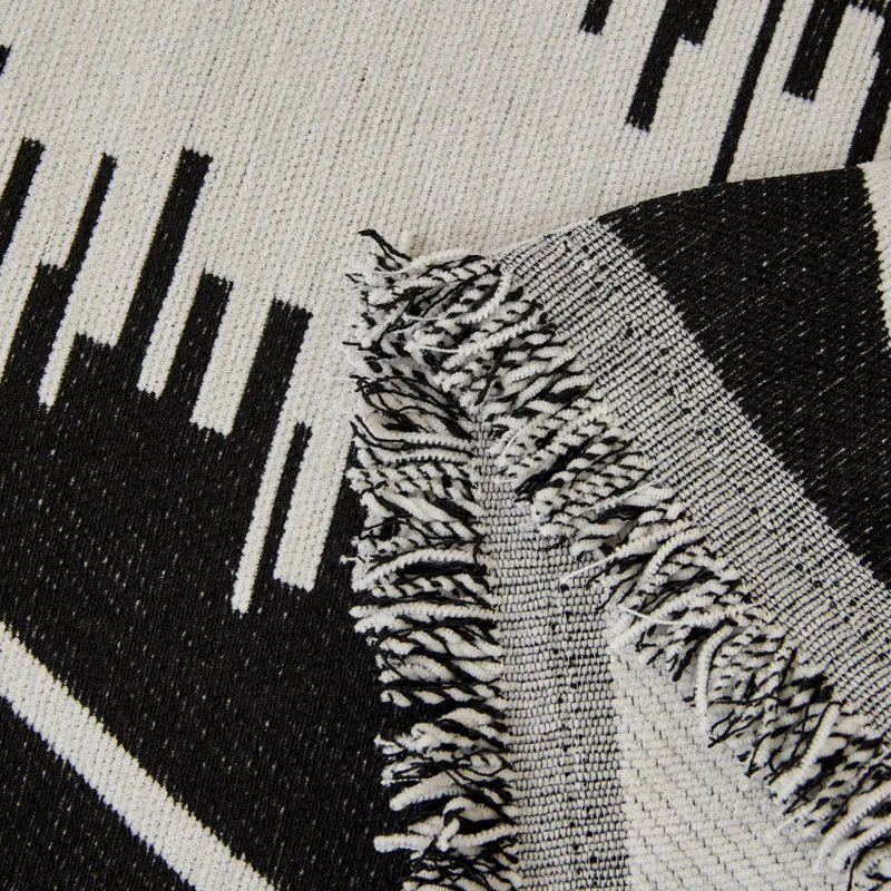 Geometric Lines Sofa Throw Cover Blanket - Image 5