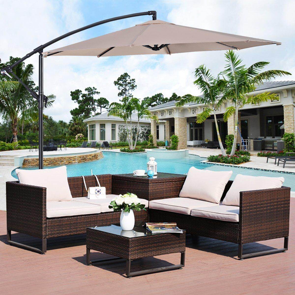 Giant Anti-UV Outdoor Hanging Umbrella - Image 5