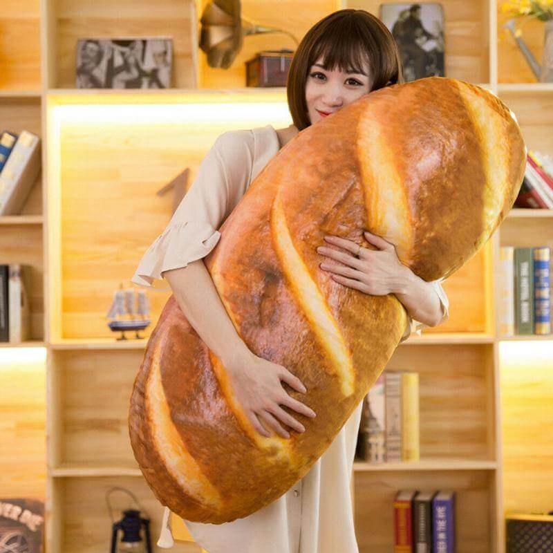 Giant Bread Plush Decorative Pillow - Image 9