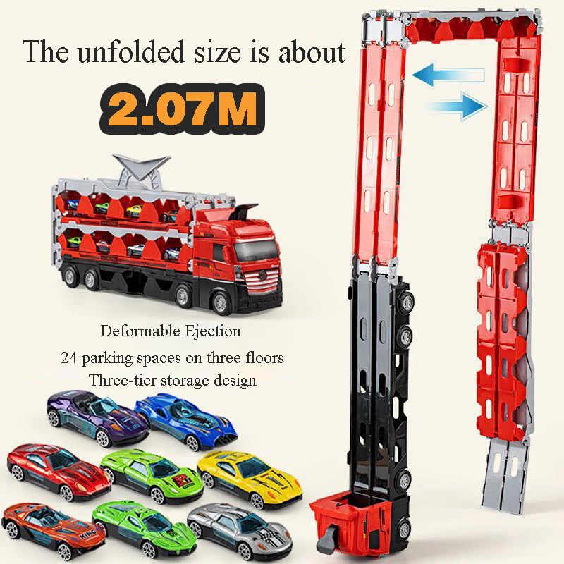 Giant Folding Truck Catapult Race Track - Image 5