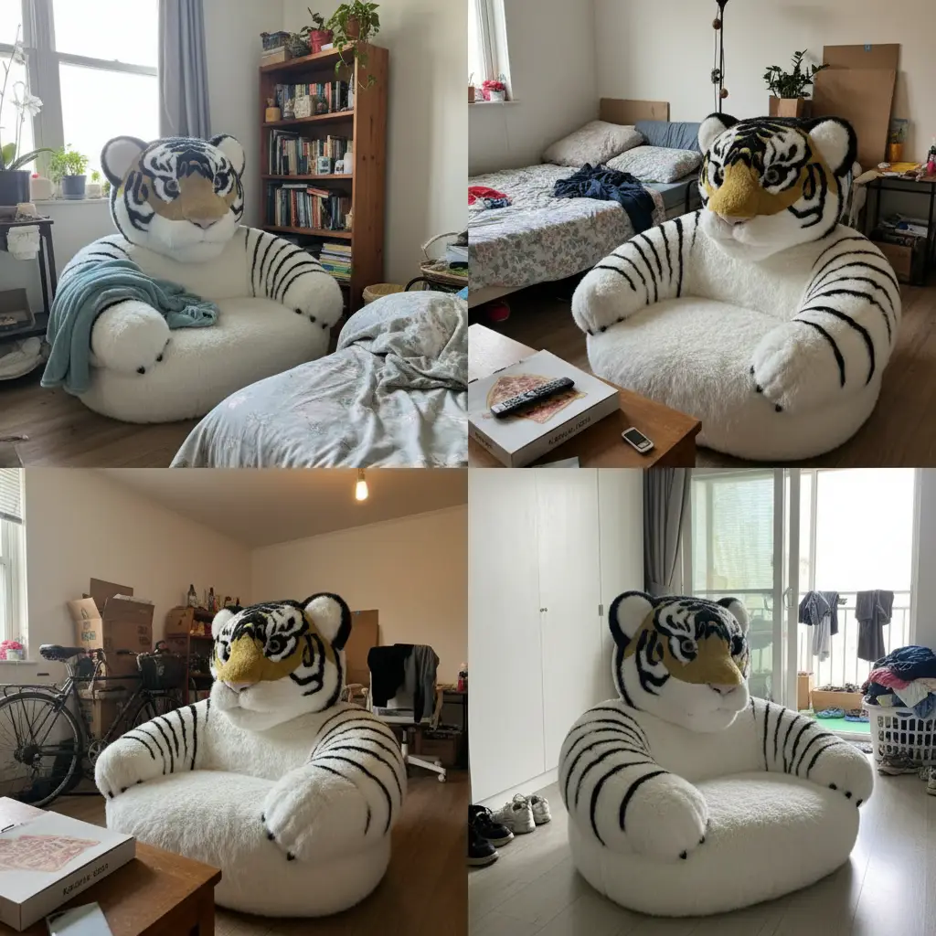 Giant Tiger Cozy Lounge Chair - Image 3