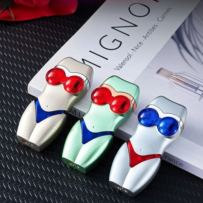 Glowing Bikini Windproof Jet Torch Lighter - Image 3