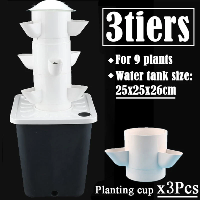 Green Life Vertical Hydroponic Home Gardening Kit - Image 12