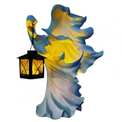 Halloween Ghost Holding Lantern Statue Resin Statue - Image 6