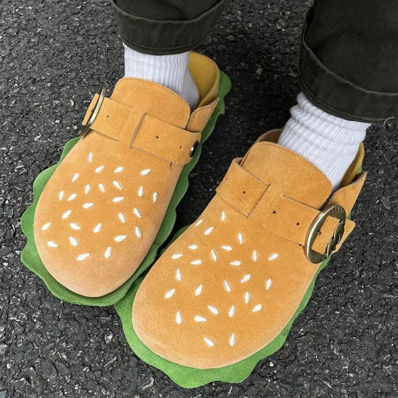 Hamburger Style Casual Beach Slippers - Image 4