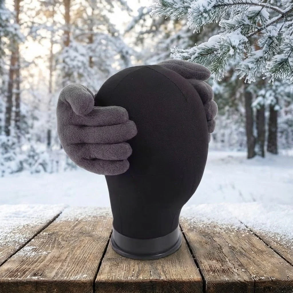 Hand Shape Plush Winter Earmuff - Image 8
