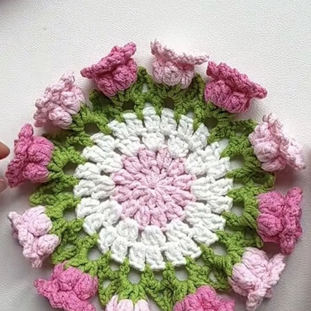 Handcrafted Convertible Yarn Rose Bouquet - Image 12