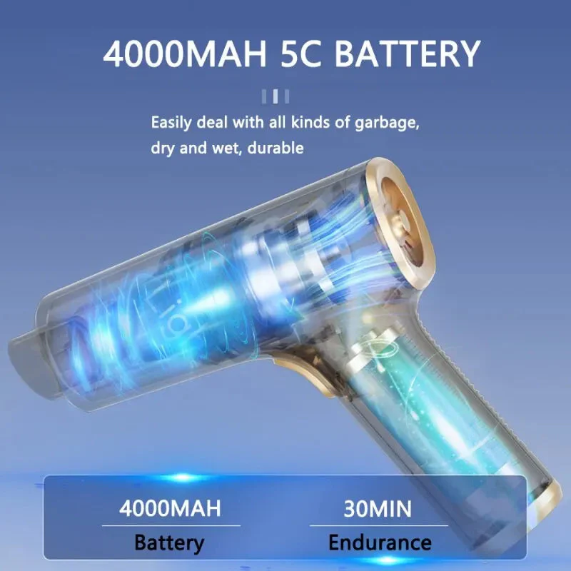 Handheld Wireless Max Pro Car Vacuum Cleaner - Image 2