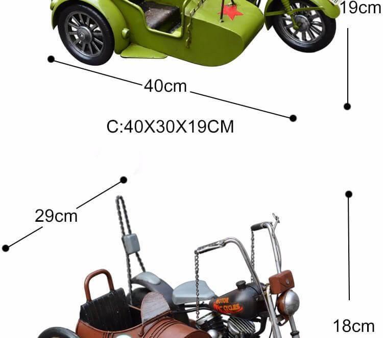Handmade Creative Three Wheeled BMW Motorcycle - Image 8