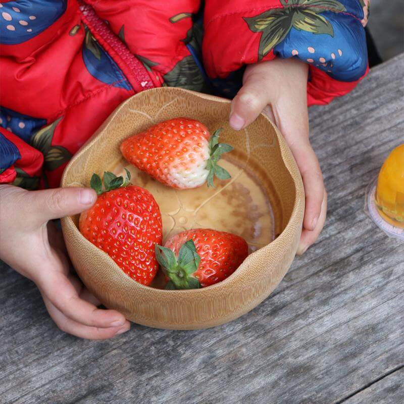 Handmade Natural Bamboo Bowls - Image 2