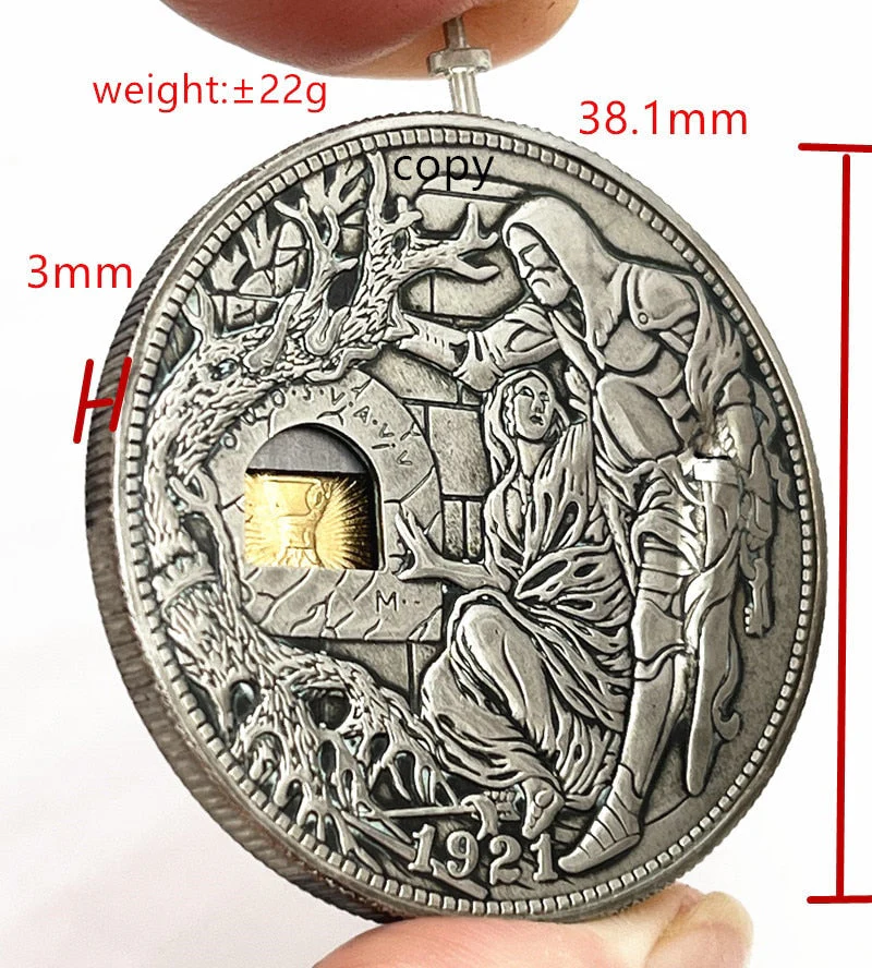Handmade Secret Mystic Mechanic Collectible Nickel - Image 7