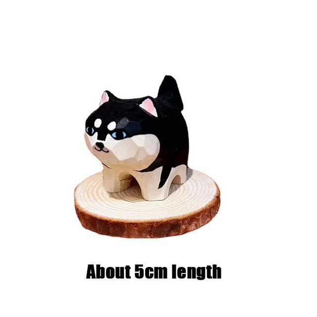 Handmade Wooden Cute Pet Figurines - Image 10