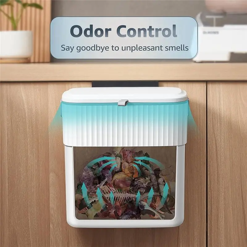 Hands-Free Self Sealing Smart Trash Can - Image 6