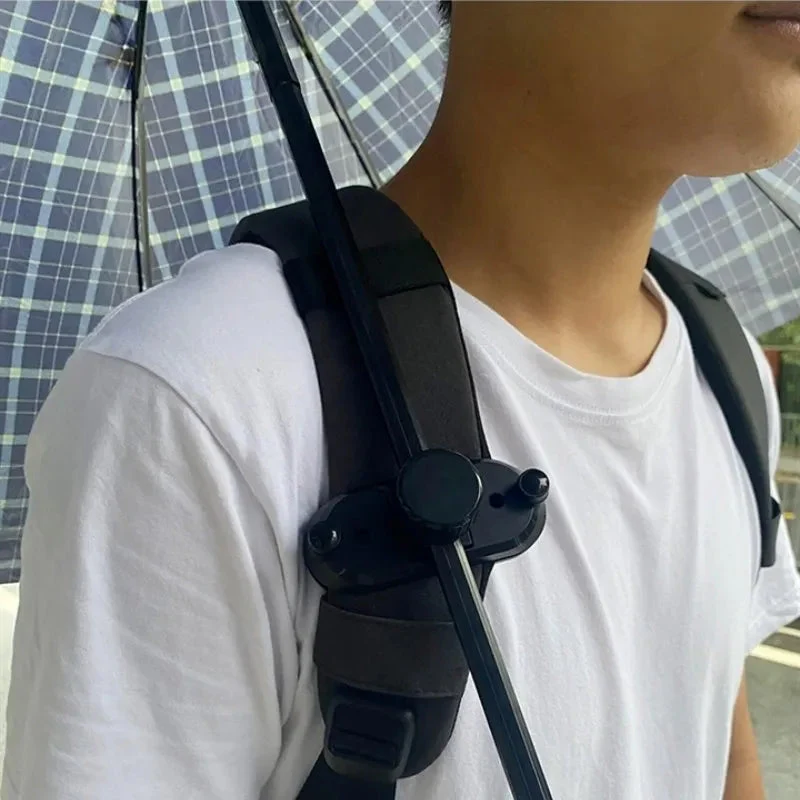 Handsfree Travel Backpack Umbrella Holder Clip - Image 2