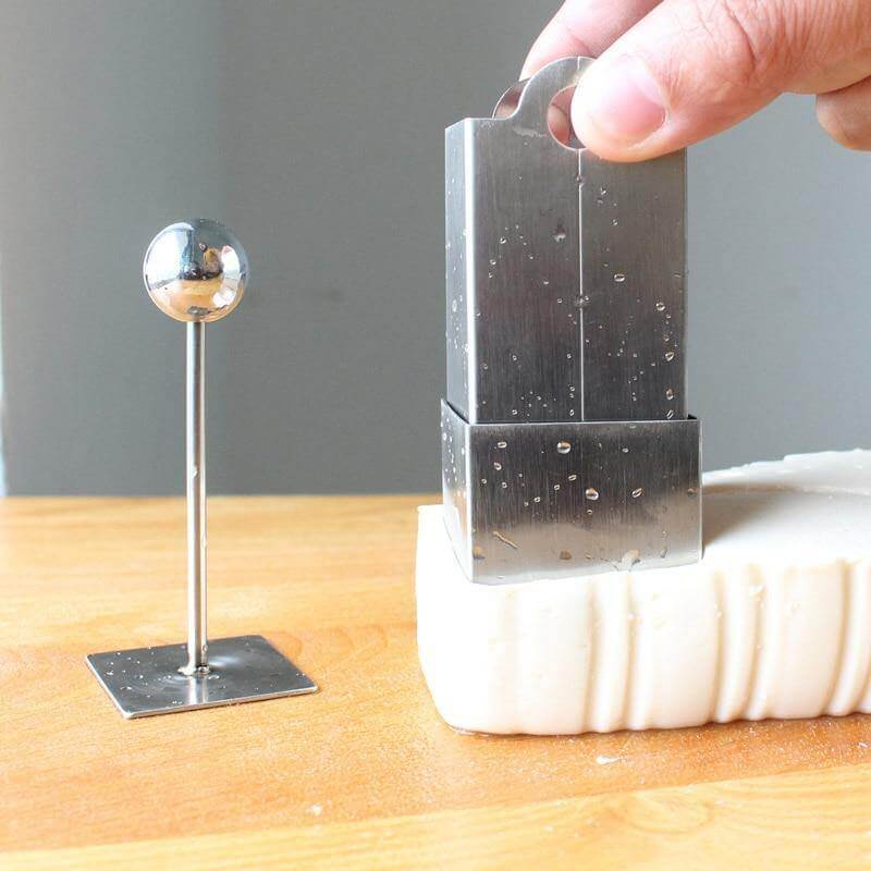 Handy Square Manual Press Tofu Cheese Slicer - Image 4