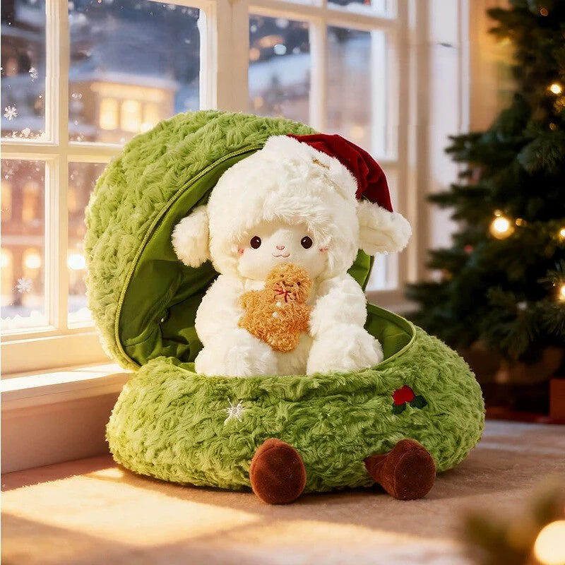 Hidden Surprise Christmas Tree Plush Bear - Image 2