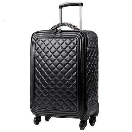 High Capacity Luxury Retro PU Leather Suitcases - Image 21