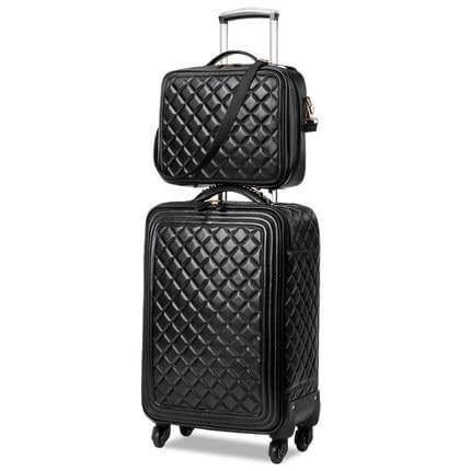 High Capacity Luxury Retro PU Leather Suitcases - Image 5