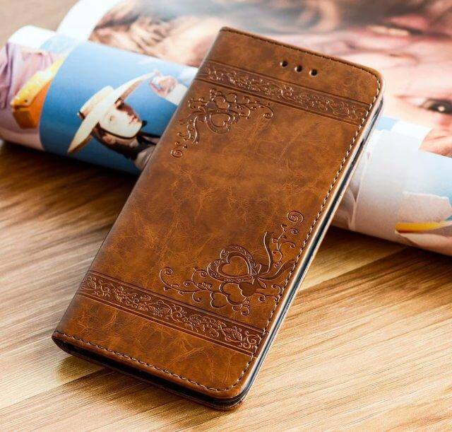 High Quality Leather Flip Cover Wallet Case for Iphone X and Other Models - Image 6