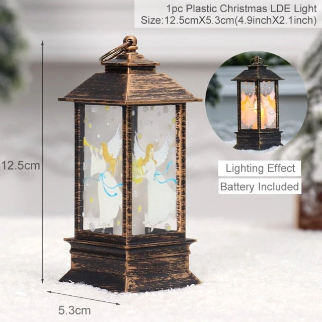 Holiday Christmas Noel Snowman Lantern - Image 11