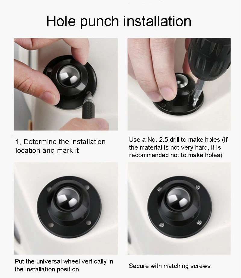 Home Helper Self-Adhesive Mini Furniture Wheels - Image 8