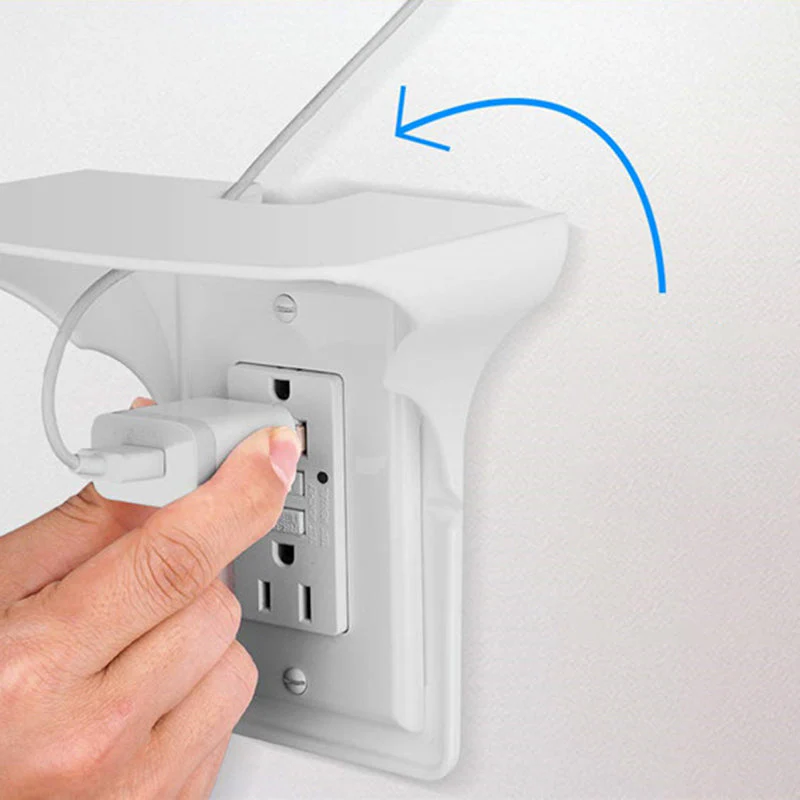 Home Wall Socket Shelf Organizer Rack - Image 2