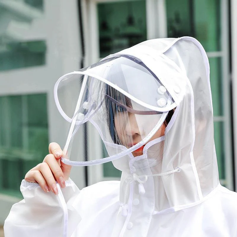 Hooded Windproof Bike Raincoat - Image 3