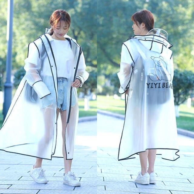 Hooded Windproof Bike Raincoat - Image 7