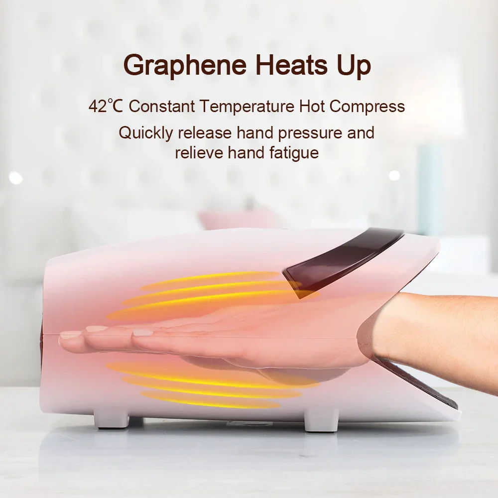 Hot Compress Electric Triple Mode Ergonomic Hand Massager - Image 2